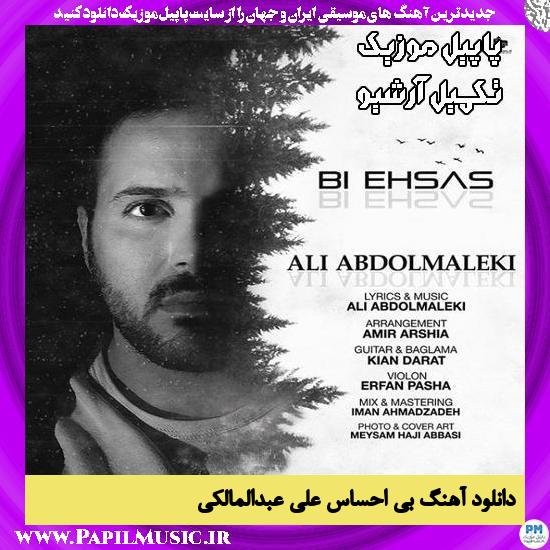 دانلود آهنگ بی احساس از علی عبدالمالکی